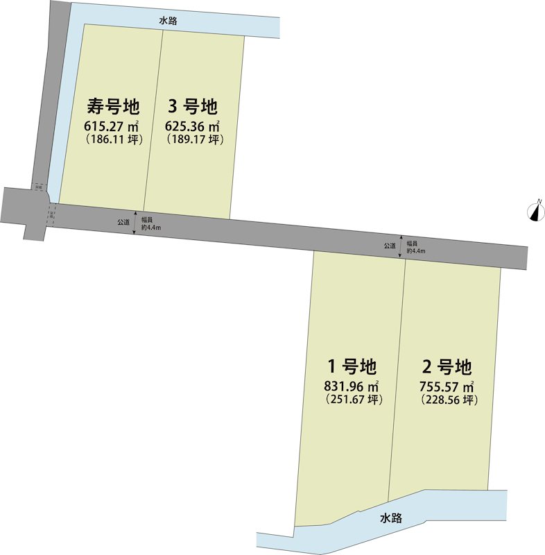 マイホームタウン牛津町上砥川　寿号地  間取図・土地図