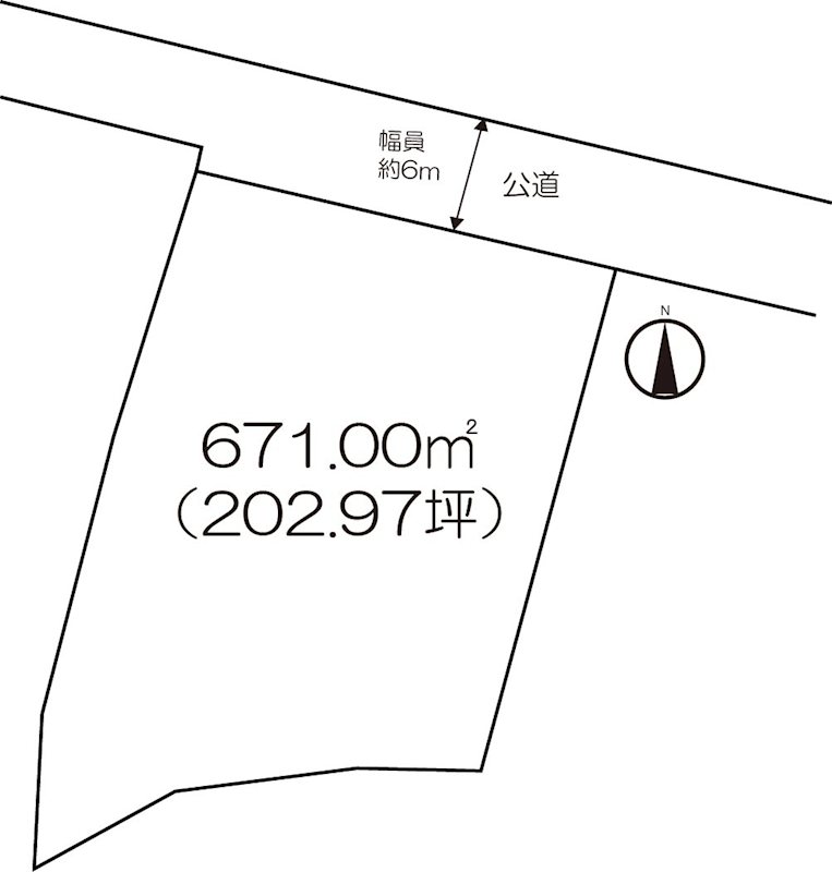 事業用地　(有田町広瀬) 間取図・土地図