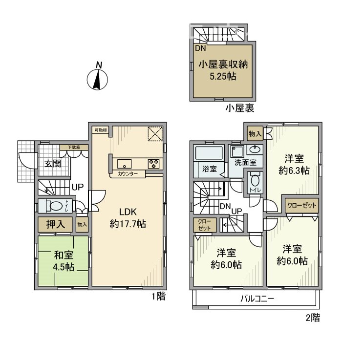神奈川県川崎市幸区小向町 間取図・土地図