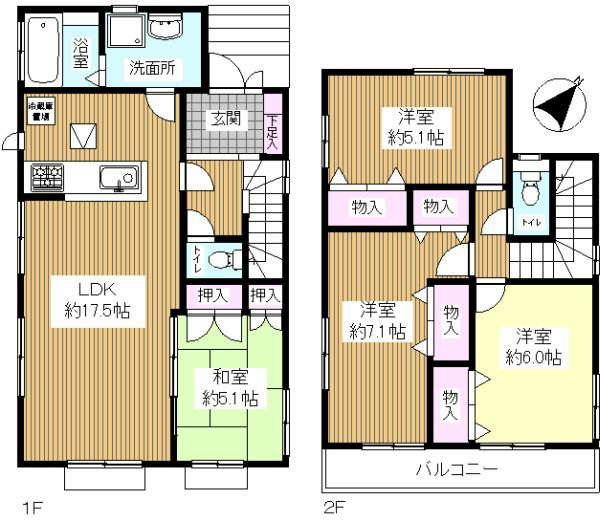 渡邊テスト 間取図・土地図