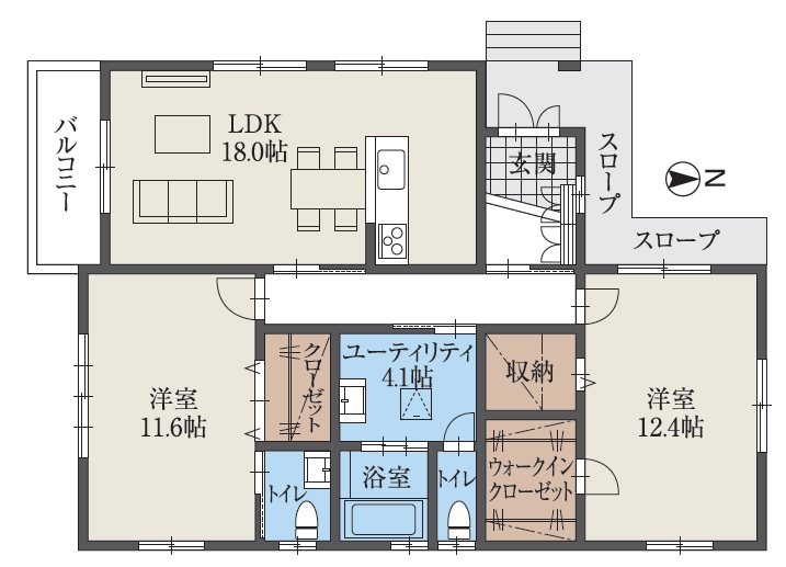 矢板市鹿島町475番地21　中古住宅 間取図・土地図