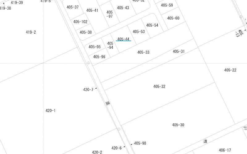 栃木県那須塩原市二区町 間取図・土地図
