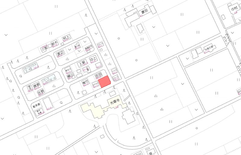 那須塩原市三区町549番9　土地 間取図・土地図