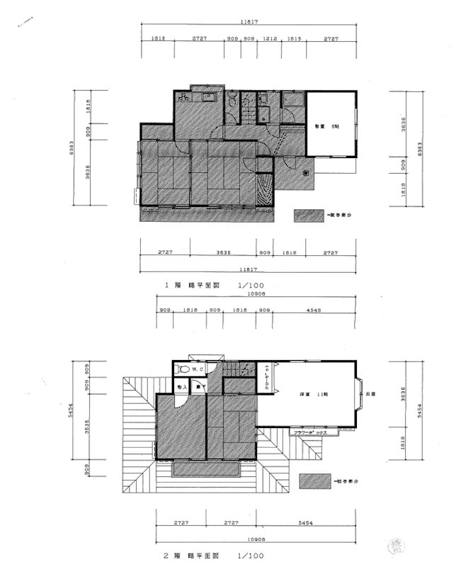 那須塩原市西富山70番地31　中古住宅 間取図・土地図