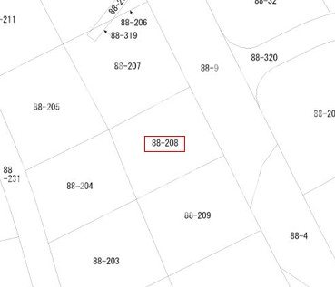 栃木県さくら市フィオーレ喜連川４丁目88番208 間取図・土地図