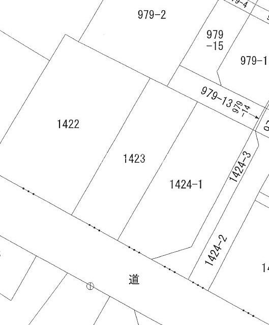 那須塩原市下永田一丁目1423番　土地 間取図・土地図