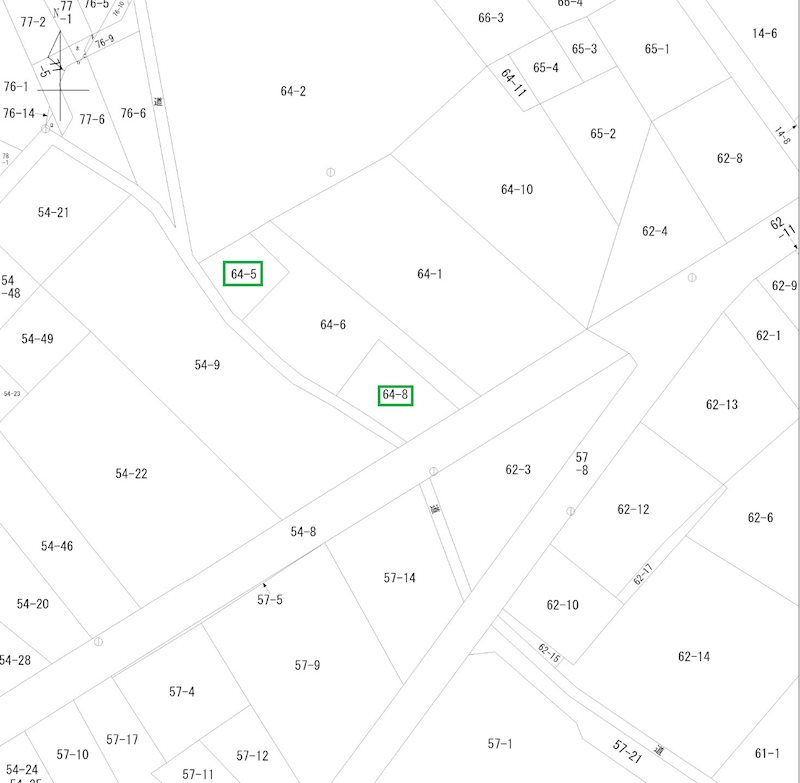 栃木県那須塩原市東町 間取図・土地図