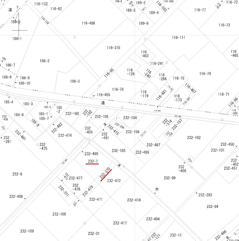 栃木県那須塩原市太夫塚６丁目 間取図・土地図