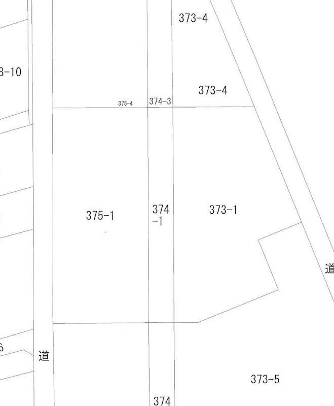 那須郡那須町大字湯本373番1他　土地 間取図・土地図