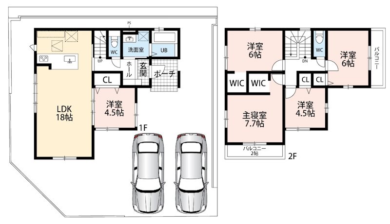 茨木市山手台　第1期 間取り図