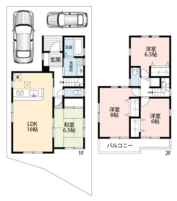 富田林市甲田　第2期　6号地 間取り図