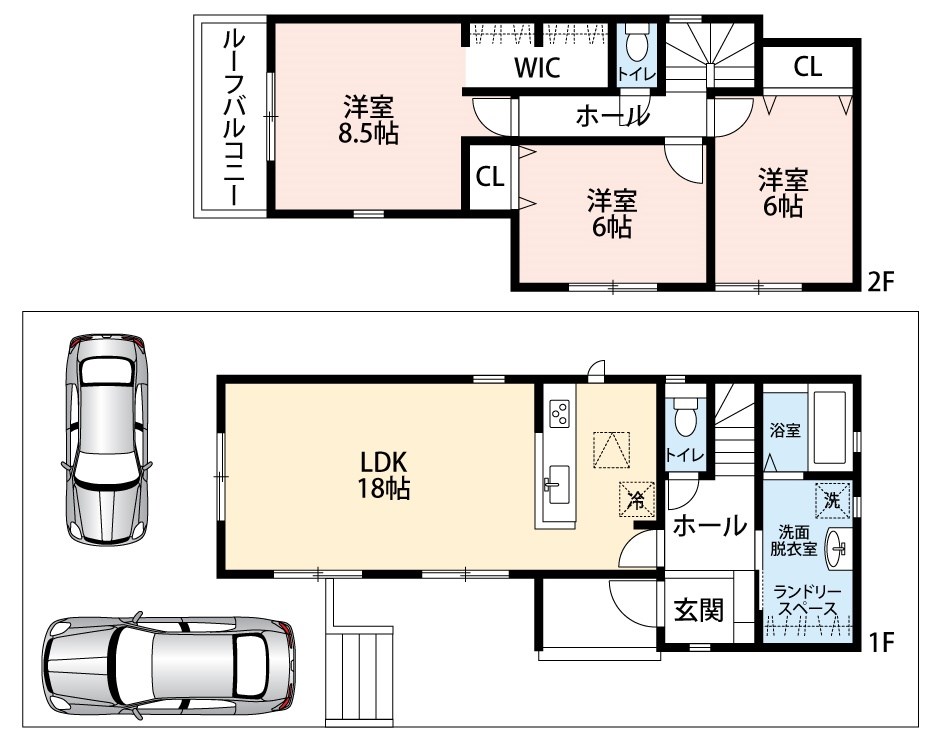 羽曳野市南古市　23-1期　 間取り図