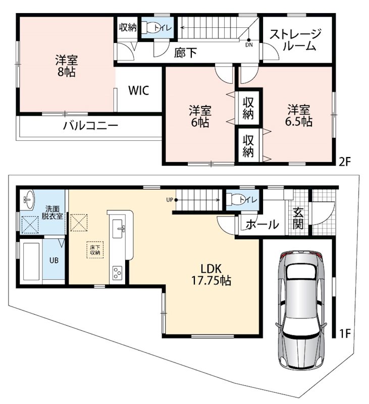 豊中市千成町　9号地 間取り図