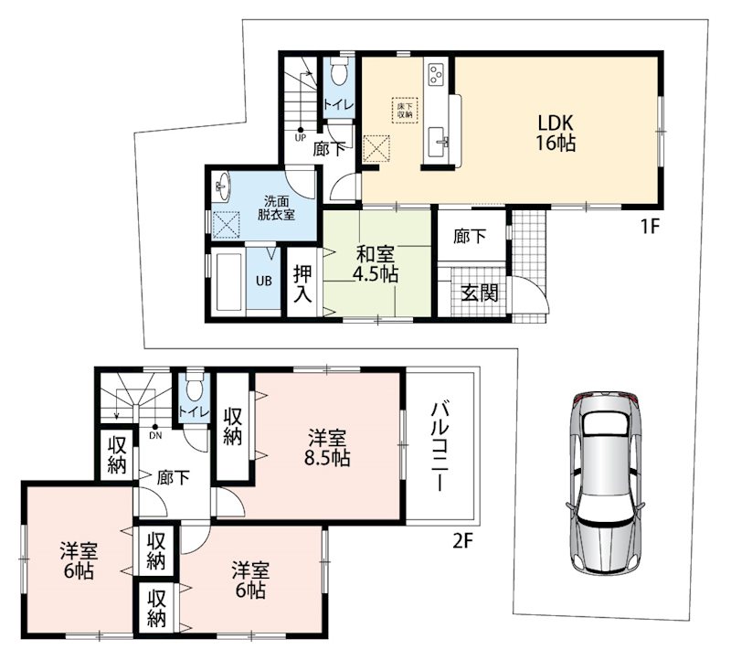 堺市北区黒土町　第2期　3号地 間取り図