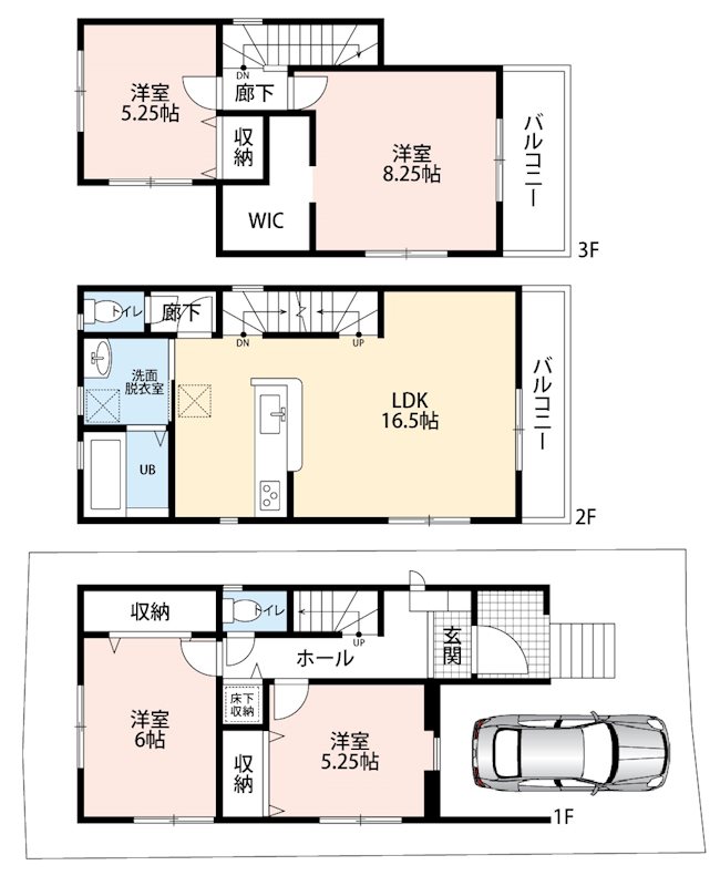 茨木市郡　 間取り図