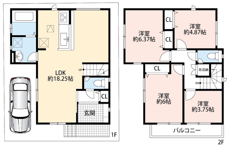 藤井寺市道明寺　 間取り図