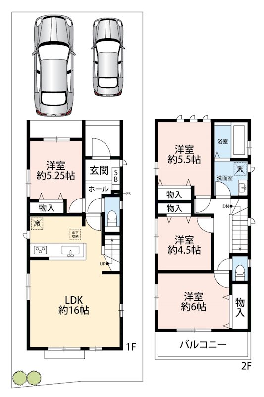 岸和田市春木大小路町 　H号地 間取り図