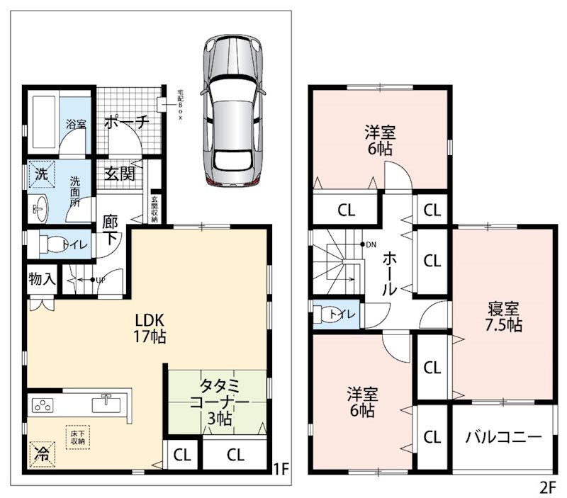 枚方市牧野本町　第2期　3号地 間取り図