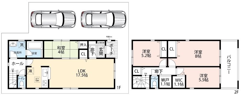 枚方市牧野本町　第2期　5号地  間取り図