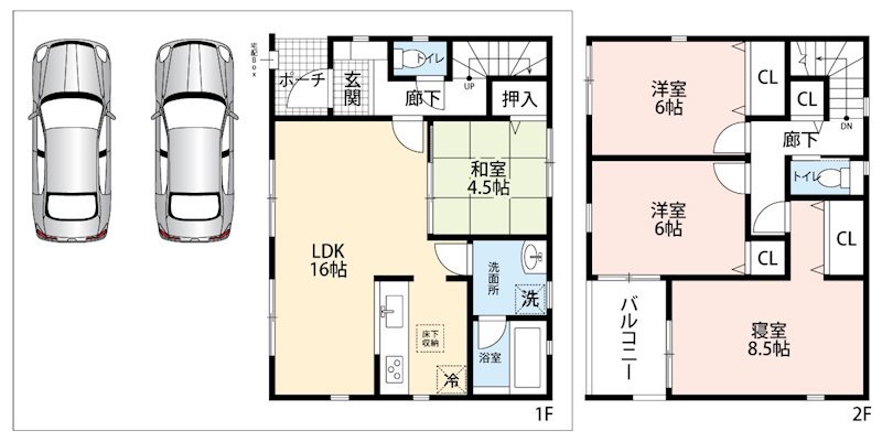 枚方市牧野本町　第2期　7号地 間取り図