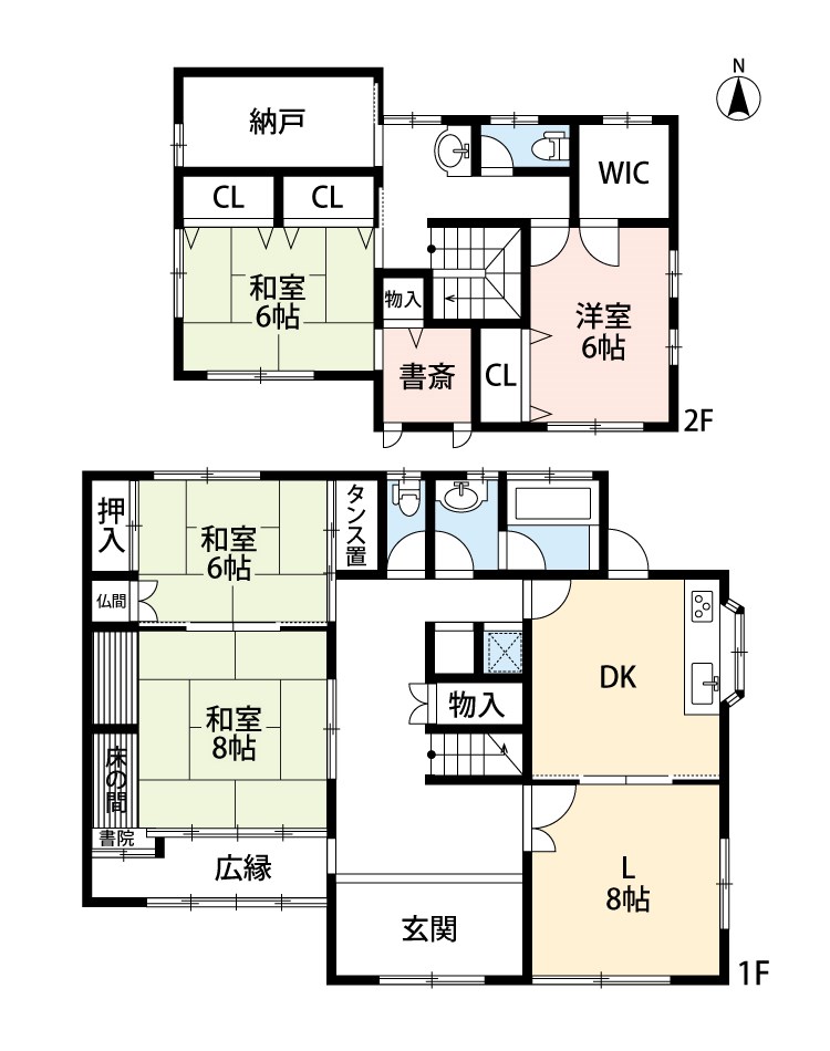 枚方市渚東町　 間取り図