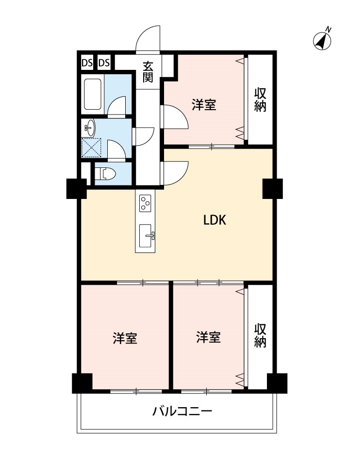 グリーンハウス枚方 間取り図