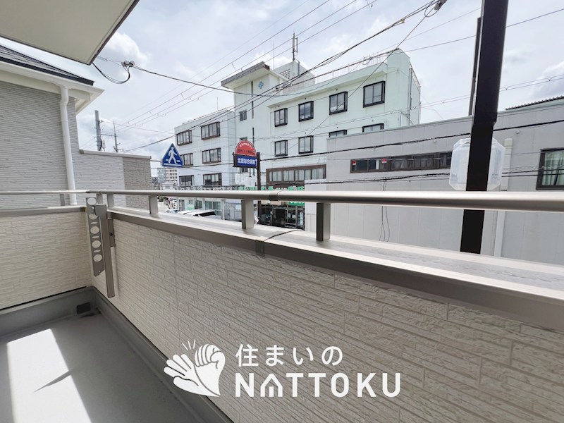 高槻市昭和台町　C号地 現地写真（バルコニー）