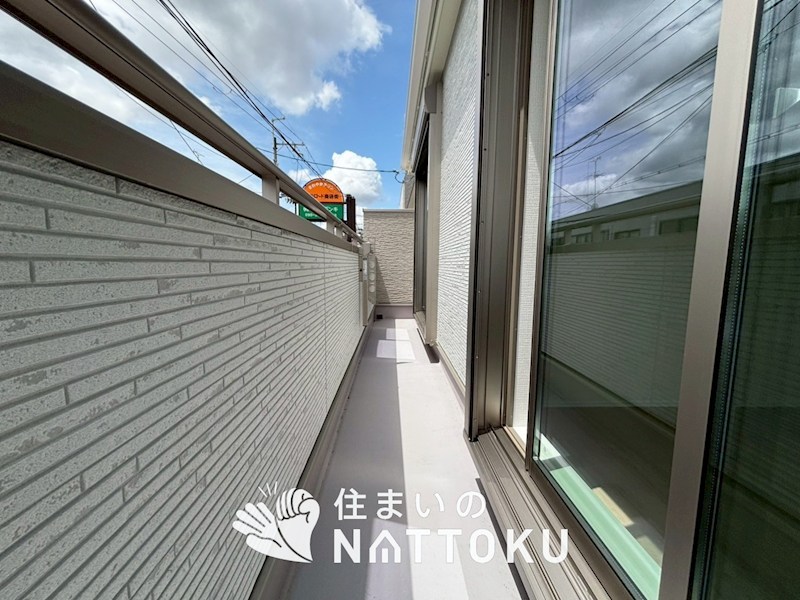 高槻市昭和台町　D号地  現地写真（バルコニー）