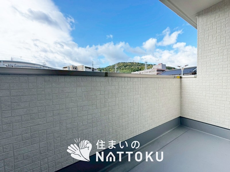 南丹市園部町小山東町　1号地 現地写真（バルコニー）