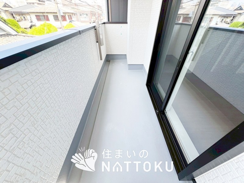 堺市北区長曽根町　第5期　1号地 現地写真（バルコニー）