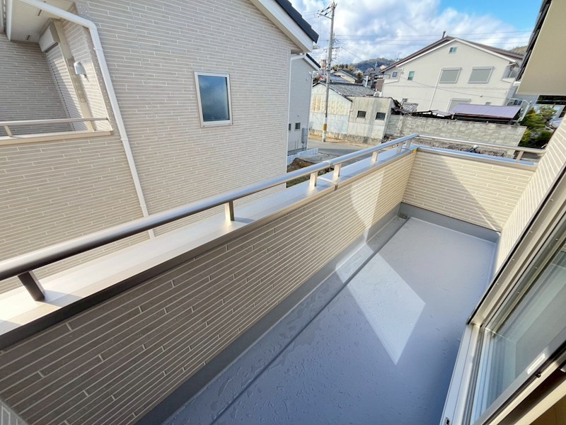 京都市北区鷹峯南鷹峯町　3号地 現地写真（バルコニー）