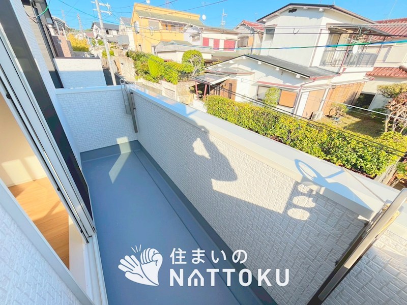 高槻市安岡寺町　第1期　2号地 現地写真（バルコニー）