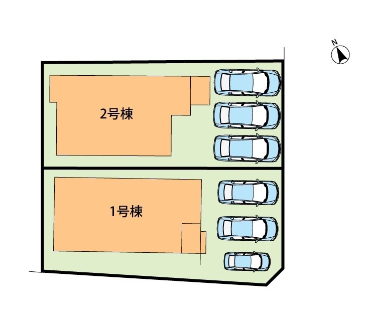 四日市市大谷台　2号地 区画図