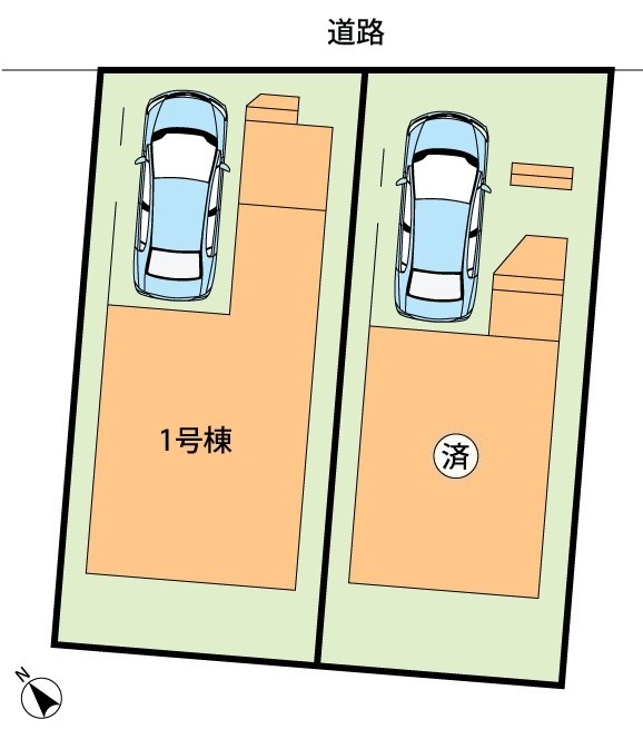 大阪狭山市池尻北　1号地 区画図