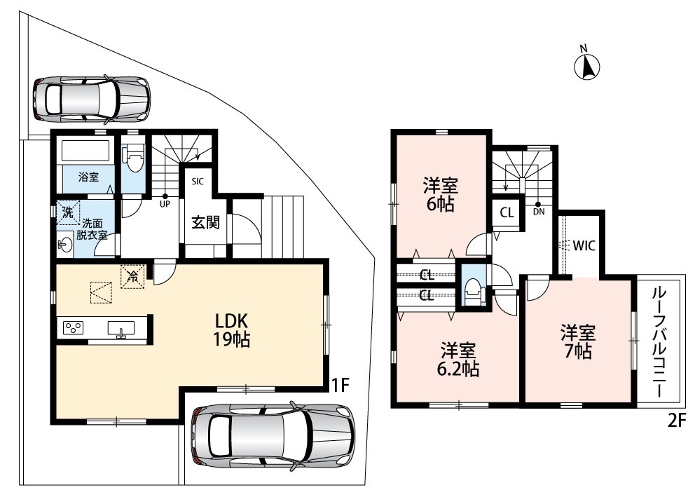 久世郡久御山町佐山双置　第24-1期　1号地 間取図・土地図