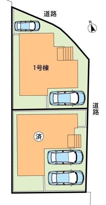 久世郡久御山町佐山双置　第24-1期　1号地 区画図