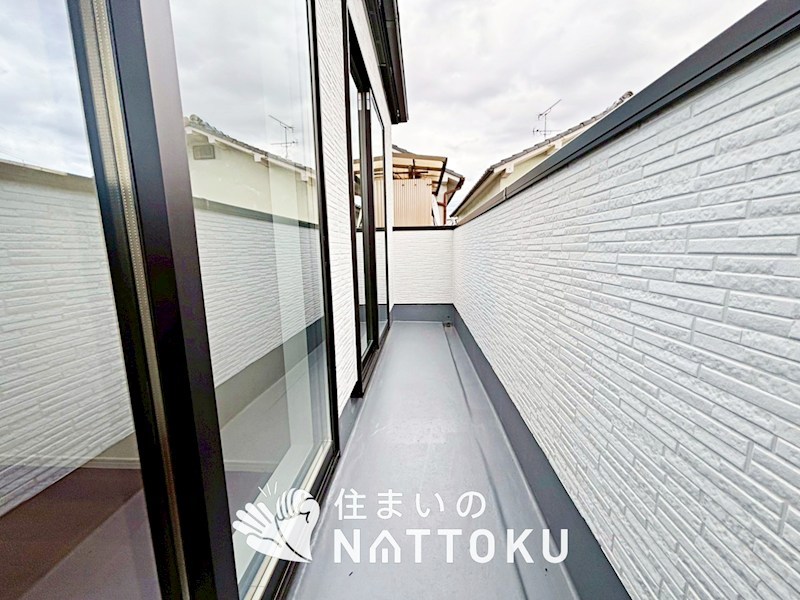 京都市伏見区淀生津町　第1期 現地写真（バルコニー）