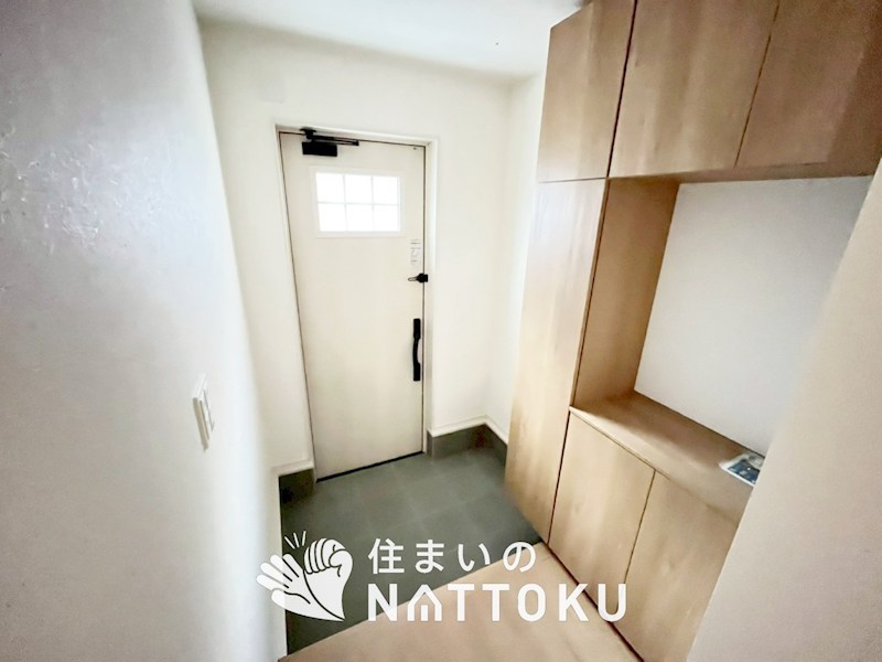 東大阪市豊浦町　第1期　1号地 現地写真（玄関）