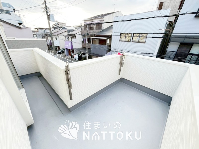 東大阪市豊浦町　第1期　1号地 現地写真（バルコニー）