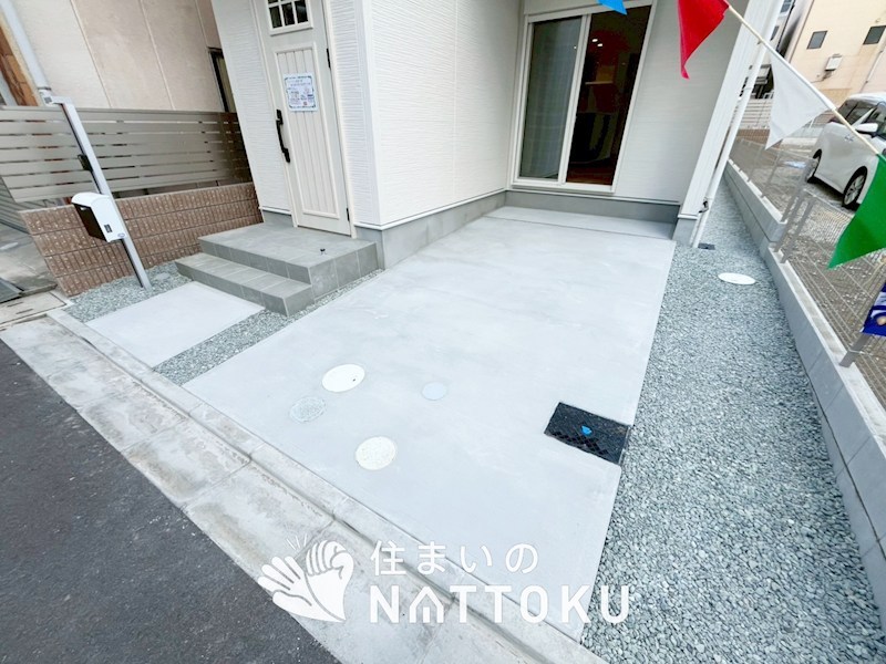 東大阪市豊浦町　第1期　1号地 現地写真（駐車場）