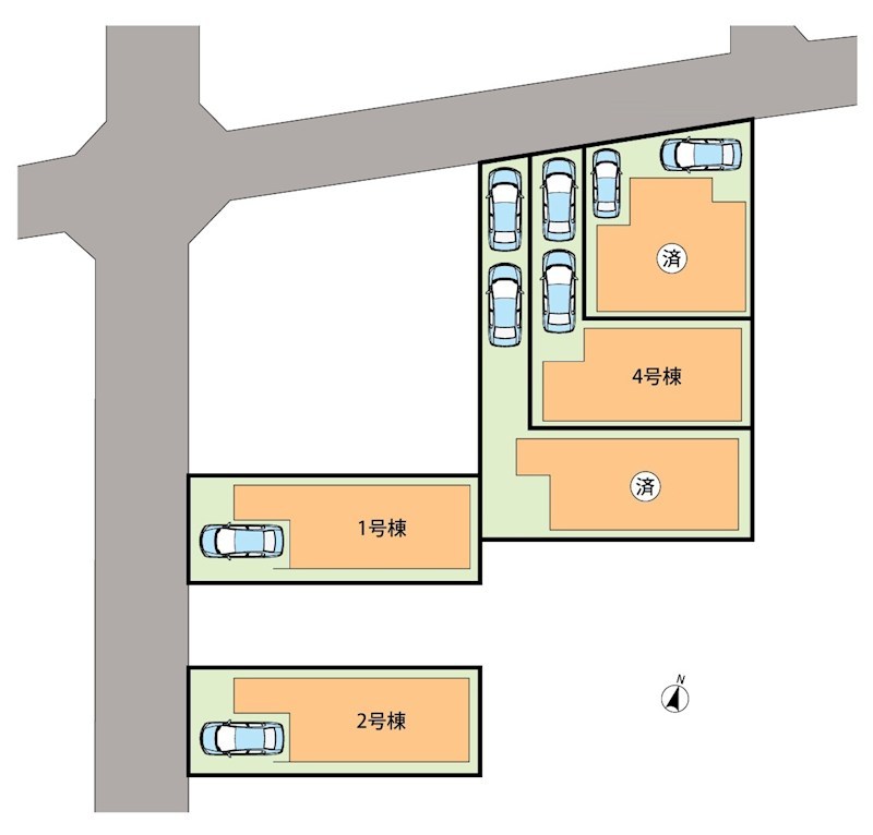 東大阪市豊浦町　第1期　2号地 区画図