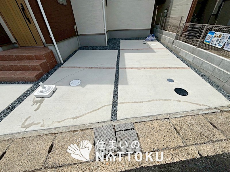 八幡市八幡樋ノ口　第1期 現地写真（駐車場）
