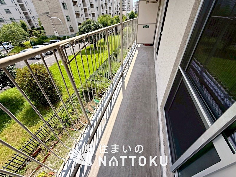 藤阪ハイツ　D6棟   現地写真（バルコニー）