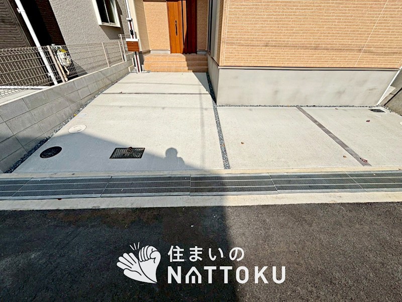 八幡市橋本平野山　第8期　4号地 現地写真（駐車場）