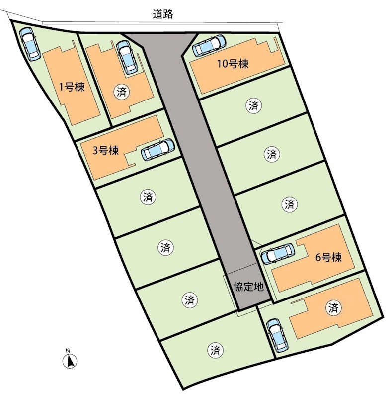 堺市中区福田　第3期　1号地 区画図