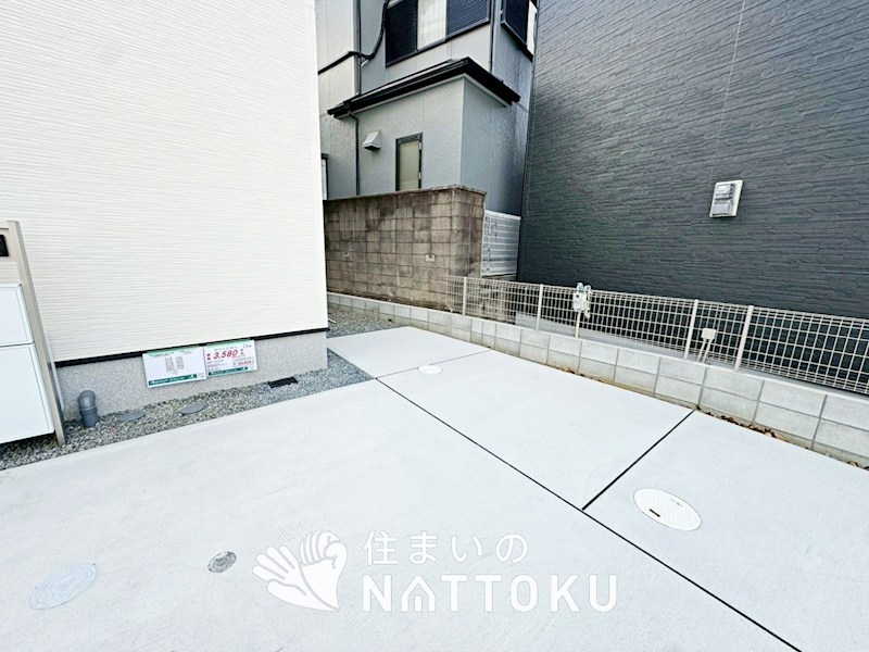 堺市中区福田　第3期　1号地 現地写真（駐車場）