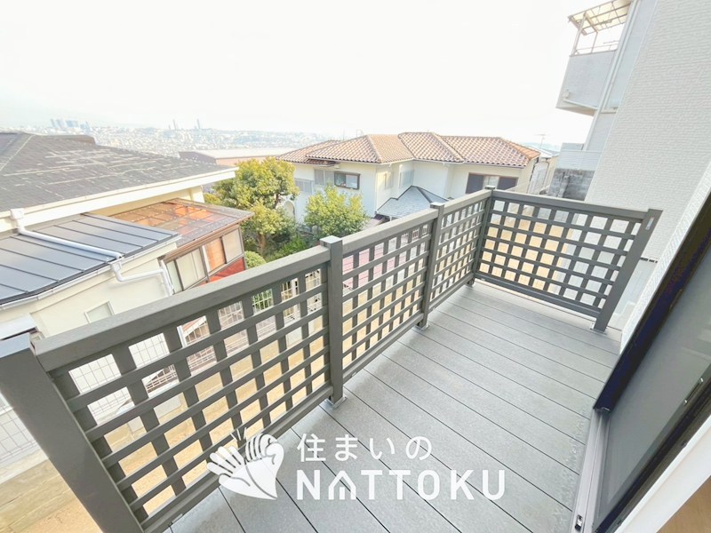 池田市畑　第15期　2号地 現地写真（バルコニー）