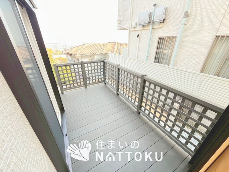 池田市畑　第15期　3号地 現地写真（バルコニー）
