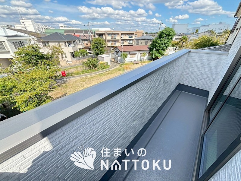 摂津市三島　第1期　1号地 現地写真（バルコニー）