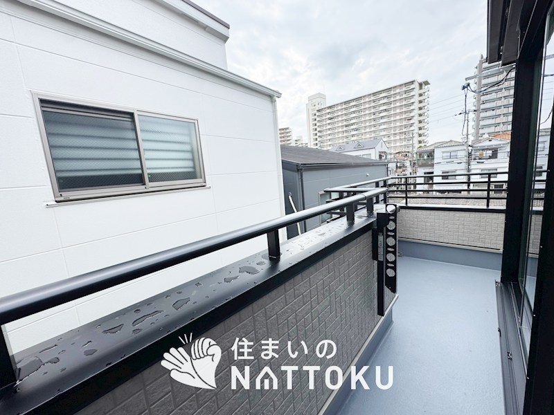大阪市鶴見区中茶屋　B号地 現地写真（バルコニー）